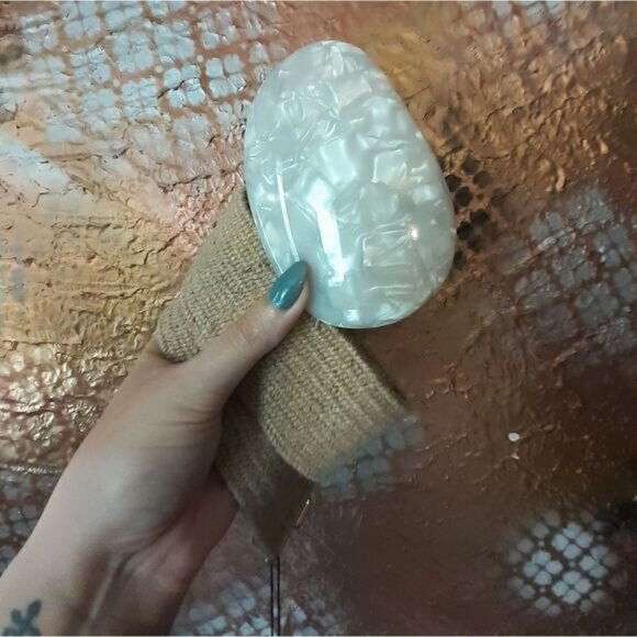 NWT Zara Jute Straw and Resin Belt - Picture 4 of 11